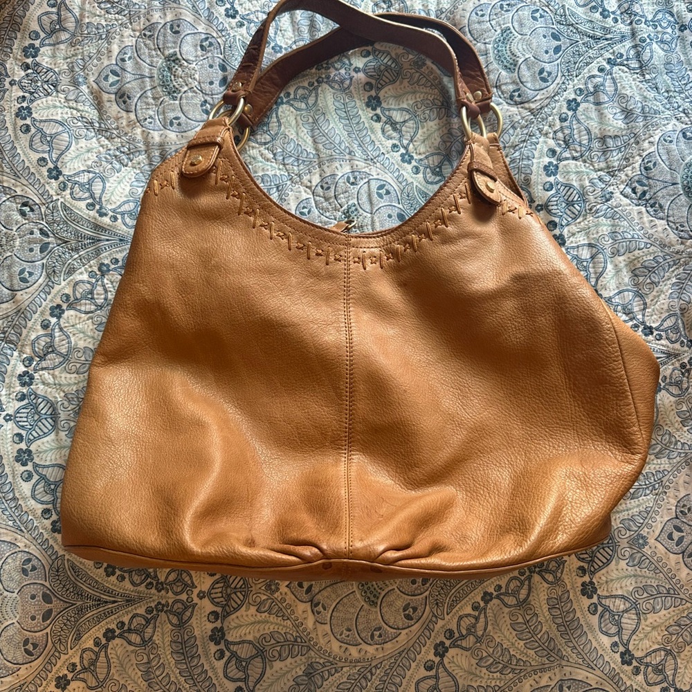 Sigrid Olsen Large Leather Shoulder Bag